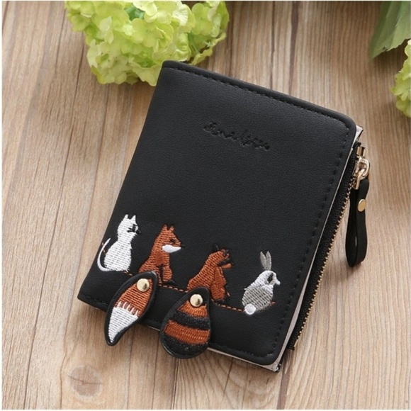NEW FOXY Leather Wallet Multi Card Slot Coin Purse - Picture 3 of 8